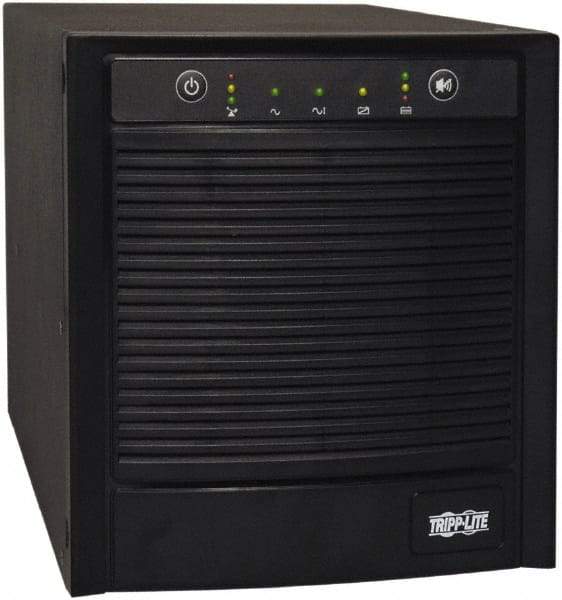 Tripp-Lite - 20 Amp, 3,000 VA, Tower Mount Line Interactive Backup Uninterruptible Power Supply - Backup 3-1/2 min with Full Load & 10 min with Half Load, 120 VAC Input & Output, 2,250 Watt Output, 1 Phases, 8 Outlets - Benchmark Tooling