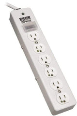 Tripp-Lite - 6 Outlets, 120 VAC15 Amps, 10' Cord, Power Outlet Strip - Floor, Keyhole Mount, 5-15 NEMA Configuration, 2-1/2" Strip - Benchmark Tooling