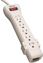 Tripp-Lite - 7 Outlets, 120 VAC15 Amps, 15' Cord, Power Outlet Strip - Floor, Keyhole Mount, 5-15 NEMA Configuration, 10.3" Strip - Benchmark Tooling