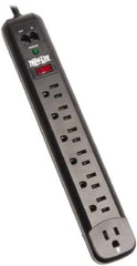 Tripp-Lite - 7 Outlets, 120 VAC15 Amps, 6' Cord, Power Outlet Strip - Floor, Keyhole Mount, 5-15 NEMA Configuration, 12.51" Strip - Benchmark Tooling