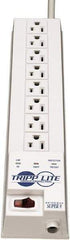 Tripp-Lite - 8 Outlets, 120 VAC15 Amps, 8' Cord, Power Outlet Strip - Floor, Keyhole Mount, 5-15 NEMA Configuration, 1-3/4" Strip - Benchmark Tooling