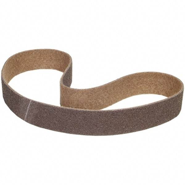 Norton - 2" Wide x 48" OAL, Aluminum Oxide Abrasive Belt - Aluminum Oxide, Coarse, Nonwoven, Y Weighted Cloth Backing - Benchmark Tooling