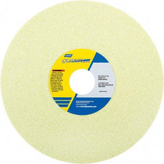 Norton - 8" Diam x 1-1/4" Hole x 1/2" Thick, J Hardness, 60 Grit Surface Grinding Wheel - Ceramic, Type 1, Medium Grade, 3,600 Max RPM - Benchmark Tooling