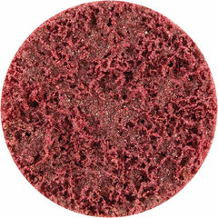 Norton - 7" Diam, Aluminum Oxide Hook & Loop Disc - Medium Grade, Nonwoven, - Benchmark Tooling