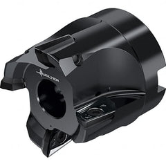 Walter - 1" Cut Diam, 15mm Max Depth of Cut, 1" Shank Diam, 152mm OAL, Indexable Square Shoulder End Mill - Cylindrical Shank, 0° Lead Angle, Through Coolant, Series M2131-UA-L - Benchmark Tooling