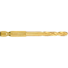 DeWALT - 7/32" High Speed Steel, 135° Point, Straight Shank Maintenance Drill Bit - Benchmark Tooling