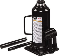 Sunex Tools - 12 Ton Capacity Bottle Jack - 9.1" to 18.3" High, 5.71" Long x 4.96" Wide Base - Benchmark Tooling