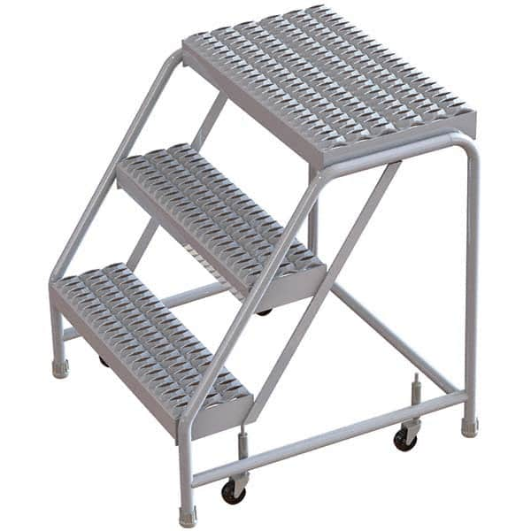 TRI-ARC - Rolling & Wall Mounted Ladders & Platforms Type: Rolling Warehouse Ladder Style: Rolling Safety Ladder - Benchmark Tooling