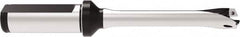 Allied Machine and Engineering - Series 14, 14 to 14.99mm Diam, 3/4" Diam Straight Shank with Flange, Straight Flute Spade Drill - 1-25/32" Max Depth, 4.9778" OAL, Standard Length, Through Coolant - Benchmark Tooling
