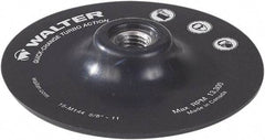 WALTER Surface Technologies - 4-1/2" Diam Quick-Change Disc Backing Pad - 13,300 RPM - Benchmark Tooling