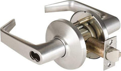 Stanley - Grade 1 Institution Lever Lockset - 2-3/4" Back Set, Zinc, Satin Chrome Finish - Benchmark Tooling