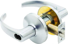 Stanley - Grade 1 Classroom Lever Lockset - 2-3/4" Back Set, Zinc, Satin Chrome Finish - Benchmark Tooling