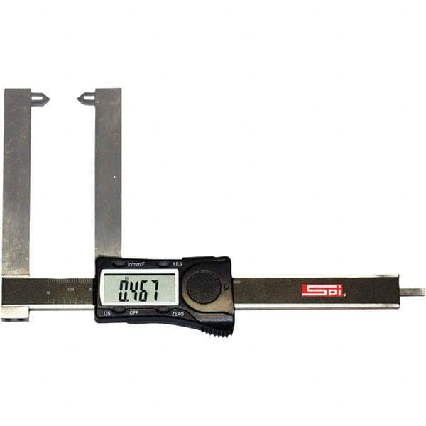 SPI - Alloy Steel Brake Drum Wear Limit Gage - 3" Long x 1" High x 4" Wide - Benchmark Tooling