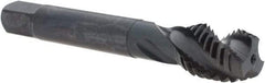 Emuge - 5/8-11 UNC 3 Flute 2B Modified Bottoming Spiral Flute Tap - Cobalt, Oxide Finish, 3-13/16" OAL, Right Hand Flute, Right Hand Thread, Series Enorm - Benchmark Tooling