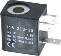 ARO/Ingersoll-Rand - 24 DC Volt, Din Connection Coil Lead Length, Class F, Solenoid Coil - 4.8 Watt, NEMA 4 Enclosure, Use with ARO Solenoid Valve - Benchmark Tooling