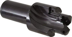 Allied Machine and Engineering - IS0 11926-1, SAE J1926-1/MS-16142 Standard, 1-5/16-12, 16 Tube Dash Number, 15° Porting Angle, 1.231" Pilot Diam, 1-1/4" Shank Diam, Indexable Spade Blade Insert Porting Tool - 2 Porting Inserts, 4.921" Overall Length - Benchmark Tooling