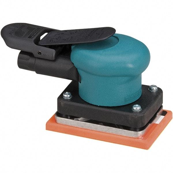 Dynabrade - 10,000 OPM, 13 CFM Air Consumption, Palm Air Orbital Sander - Rectangular Pad, 1/4 NPT Inlet - Benchmark Tooling