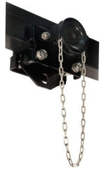 Coffing - 2 Ton Capacity Hand Geared Trolley - 2-3/8" to 8-7/8" Flange Width, 4-1/4" Wheel Diam, 6" to 24" I-Beam, 45" Min Radius - Benchmark Tooling