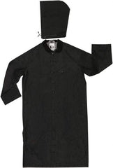 MCR Safety - Size 5XL, Black, Rain Jacket - 2 Pockets, Detachable Hood - Benchmark Tooling