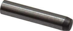 Made in USA - 2mm Diam x 10mm Pin Length 416 Stainless Steel Precision Dowel Pin - C 36-42 Hardness, 1 Beveled & 1 Rounded End - Benchmark Tooling