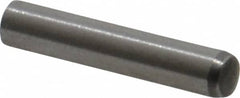 Made in USA - 3mm Diam x 16mm Pin Length 416 Stainless Steel Precision Dowel Pin - C 36-42 Hardness, 1 Beveled & 1 Rounded End - Benchmark Tooling