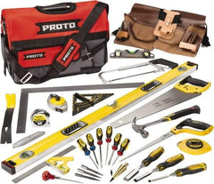 Proto - 30 Piece Contractors Tool Set - Comes in Soft Sided Bag - Benchmark Tooling