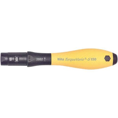 Wiha - 1 Piece, 15 to 80 In/oz, Adjustable Torque Limiting Screwdriver - 1/4" Drive - Benchmark Tooling