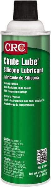 CRC - 20 oz Aerosol Nondrying Film/Silicone Penetrant/Lubricant - Clear & White, -40°F to 400°F, Food Grade - Benchmark Tooling