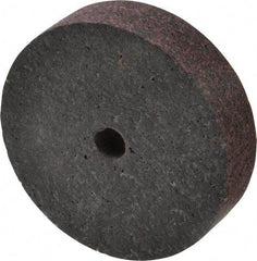Brite Star - 2" Diam, 1/2" Face Width, 1/4" Center Hole, Medium Grade, Aluminum Oxide Deburring Wheel - Unitized, Hard Density 7 Grade, 22,100 RPM - Benchmark Tooling