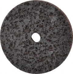 Brite Star - 2" Diam, 1/4" Face Width, 1/4" Center Hole, Medium Grade, Aluminum Oxide Deburring Wheel - Unitized, Soft Density 2 Grade, 16,100 RPM - Benchmark Tooling