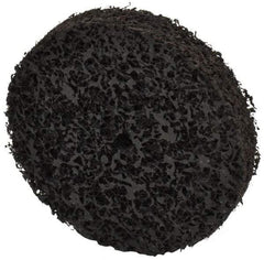 Brite Star - 3" Diam, 1/2" Face Width, 1/4" Center Hole, Medium Grade, Aluminum Oxide Deburring Wheel - Unitized, Soft Density 2 Grade, 10,000 RPM - Benchmark Tooling