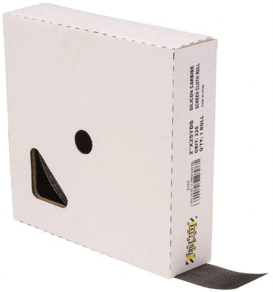 Tru-Maxx - 2" x 25 Yd 220 Grit Silicon Carbide Screen Roll - Fine Grade - Benchmark Tooling