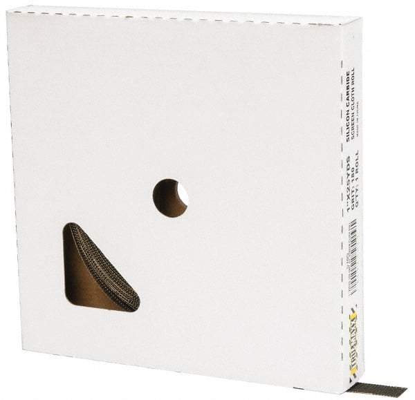 Tru-Maxx - 1" x 25 Yd 180 Grit Silicon Carbide Screen Roll - Fine Grade - Benchmark Tooling