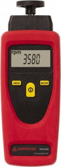 Amprobe - Accurate up to 0.02%, Contact and Noncontact Tachometer - 8 Inch Long x 9 Inch Wide x 1-3/4 Inch Meter Thick, 1 to 99,999 (Optical) and 19,999 (Mechanical) RPM Measurement - Benchmark Tooling