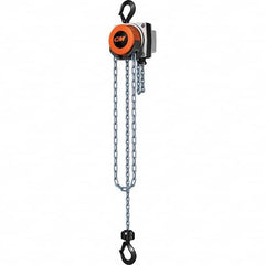 CM - 1,000 Lb Capacity, 20' Lift Height, Chain Manual Hoist - Benchmark Tooling