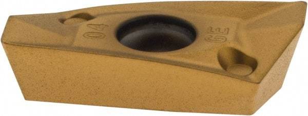 Kennametal - EP1404 Grade KC725M Carbide Milling Insert - TiN/TiCN/TiN Finish, 0.1772" Thick, 0.4mm Corner Radius - Benchmark Tooling