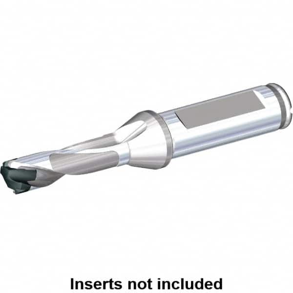 Kennametal - 25 to 26mm Diam, 5xD, 130mm Max Depth, 25mm Shank Diam, 163mm Flute, 225mm OAL, Replaceable Tip Drill - ZD Seat Size, Series KenTIP - Benchmark Tooling