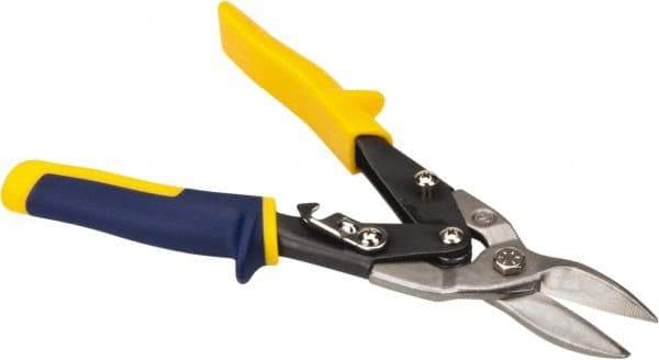 Lenox - 1-5/16" Length of Cut, Straight Pattern Aviation Snip - 10" OAL, 18 AWG Steel Capacity - Benchmark Tooling