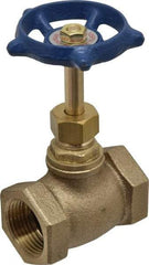 Legend Valve - 3/4" Pipe, FNPT Ends, Brass Rising Stem Globe Valve - Bronze Disc, Bolted Bonnet, 200 psi WOG, 125 psi WSP, Class 125 - Benchmark Tooling