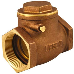 Legend Valve - 3/4" Cast Brass Check Valve - Service Check Valve, FNPT, 200 WOG - Benchmark Tooling