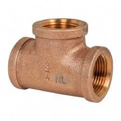 Legend Valve - Class 125, 3/4" Internal Pipe, Bronze Tee - FNPT x FNPT - Benchmark Tooling