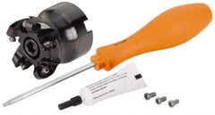 Kennametal - 63mm Cut Diam, 6mm Max Depth, 22mm Arbor Hole, 5 Inserts, RP.T 1204... Insert Style, Indexable Copy Face Mill - 30,900 Max RPM, 50mm High, Through Coolant, Series KSRM - Benchmark Tooling