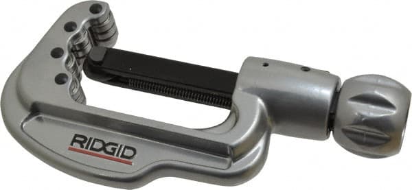 Ridgid - 1/4" to 2-5/8" Pipe Capacity, Quick Acting Tube Cutter - Cuts Stainless Steel - Benchmark Tooling