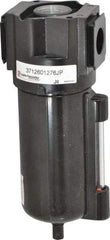 PRO-SOURCE - Filter Automatic Drop Leg Drain with Metal Bowl - 6-1/2" High x 2-3/4" Wide, For Use with Compressed Air Systems - Benchmark Tooling