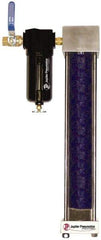 PRO-SOURCE - 1/2" NPT Port 2 Piece Filter-Desiccant Dryer FRL Unit - Zinc Bowl, 30 SCFM, 120 Max psi, 17" High, Manual Drain - Benchmark Tooling