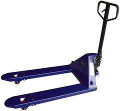 Value Collection - 5,500 Lb Capacity, 7-1/2" Lift Economy Pallet Truck - 3" Min Lift Height, 42" Fork Length x 27" Fork Width, 27" Overall Width - Benchmark Tooling