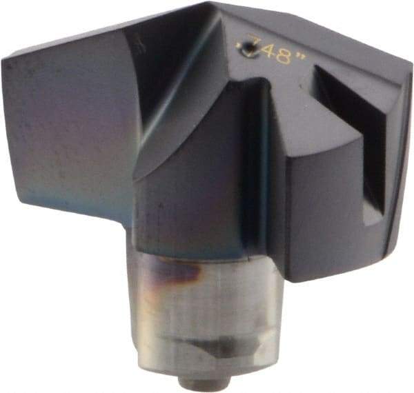 Iscar - Series ICP, 19mm Diam Grade IC908 140° Replaceable Drill Tip - Carbide, TiAlN Finish, 19 Seat Size - Benchmark Tooling