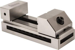 Gibraltar - 2-7/8" Jaw Width, 4" Jaw Opening Capacity, 1.38" Jaw Height, Toolmaker's Vise - Flat Jaw, 0.003" Parallelism, 0.005" Squareness, 185mm OAL x 2.756" OAH - Benchmark Tooling