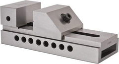 Gibraltar - 3" Jaw Width, 3-3/8" Jaw Opening Capacity, 4" Jaw Height, Toolmaker's Vise - Flat Jaw, 0.005" Parallelism, 0.005" Squareness, 7-1/2" OAL x 2.76" OAH - Benchmark Tooling