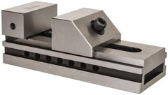 Gibraltar - 3-1/2" Jaw Width, 5" Jaw Opening Capacity, 1-3/4" Jaw Height, Toolmaker's Vise - Flat Jaw, 0.0002" Parallelism, 0.0003" Squareness, 9-1/4" OAL x 3-11/32" OAH - Benchmark Tooling